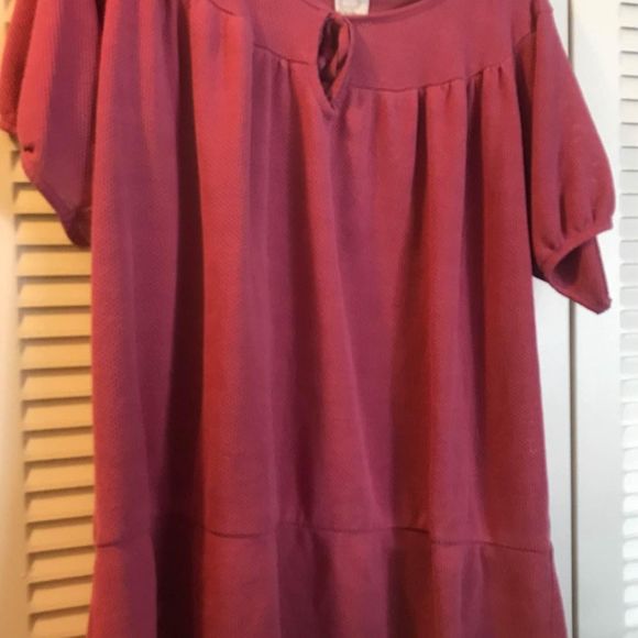 Women’s plus size 1x Roaman’s pink top - Picture 1 of 3